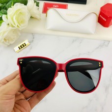 Valentino Garavani Cat-Eye Acetate Sunglasses With VLTN Signature Red