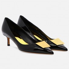 Valentino Garavani One Stud Pumps Women Patent Calfskin Black