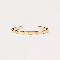 Valentino Garavani Rockstud Cuff Bracelet In Gold